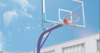 地埋方管籃球架挖坑圖